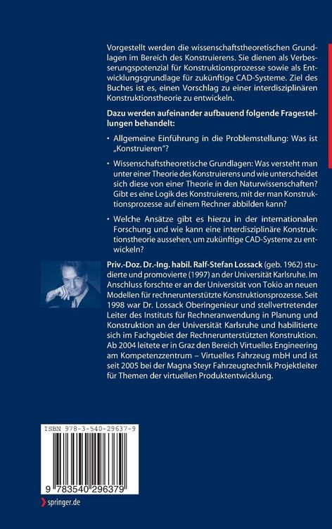 Produktbild: Wissenschaftstheoretische Grundlagen f&uuml;r die rechnerunterst&uuml;tzte Konstruktion