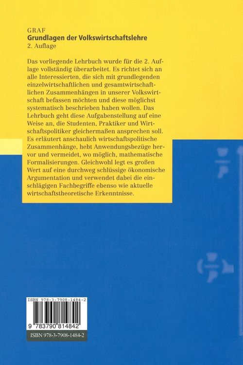 Produktbild: Grundlagen der Volkswirtschaftslehre