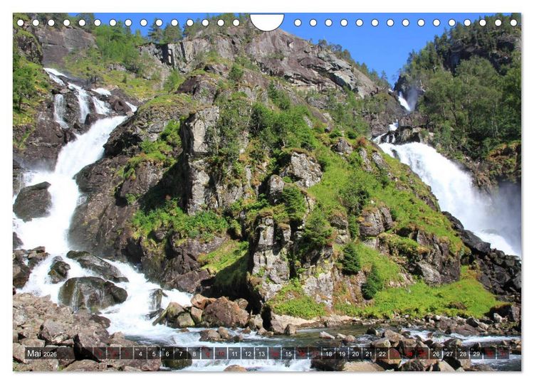 Produktbild: Norwegen 2026 - Berge, Fjorde, Moore (Wandkalender 2026 DIN A4 quer), CALVENDO Monatskalender