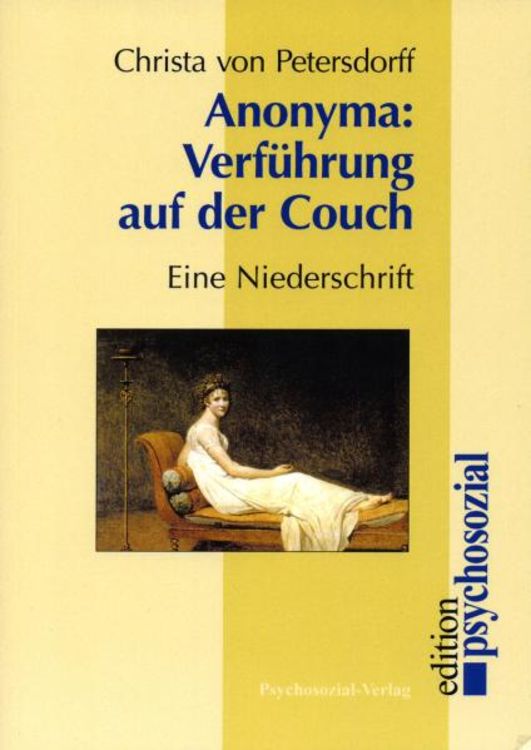 Produktbild: Anonyma: Verführung auf der Couch