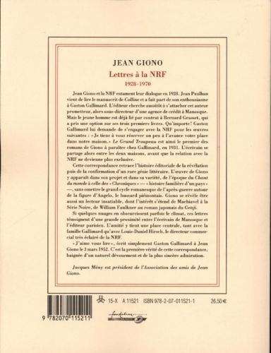 Produktbild: Lettres &agrave; la NRF : 1928-1970
