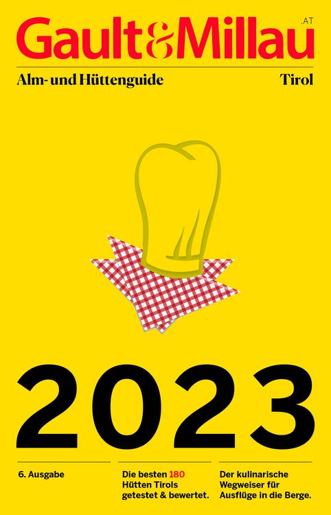 Produktbild: Gault&Millau Alm- und H&uuml;ttenguide Tirol 2023