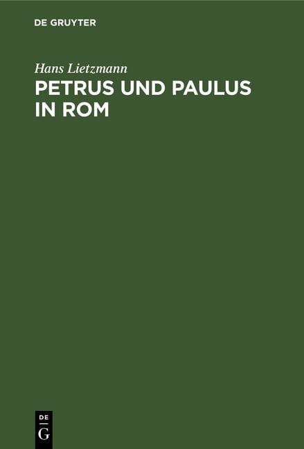 Produktbild: Petrus und Paulus in Rom