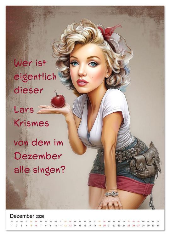 Produktbild: Blond mit Verstand (Wandkalender 2026 DIN A3 hoch), CALVENDO Monatskalender