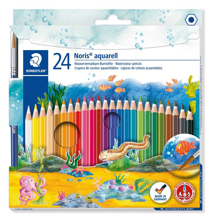 Produktbild: STAEDTLER Aquarellstifte Noris aquarell 24er Set