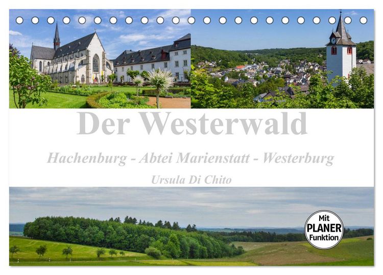 Produktbild: Der Westerwald (Tischkalender 2026 DIN A5 quer), CALVENDO Monatskalender