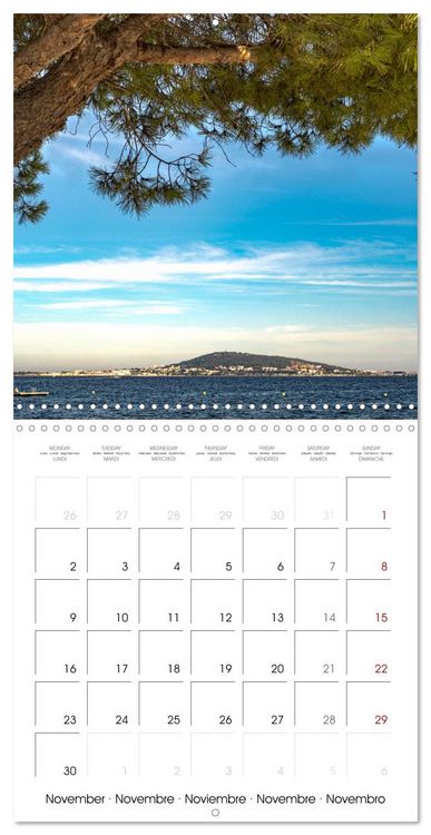 Produktbild: E&acute;tang de Thau en Me&acute;diterrane&acute;e (Calendrier mural carr&eacute; 2026 30x30 cm) Calendrier double avec une page pour vos prises de notes