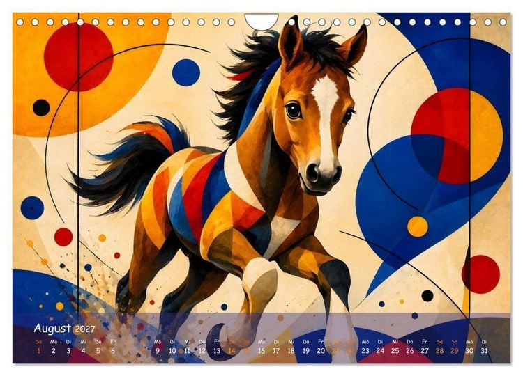 Produktbild: Ein bunter Zoo im Kinderzimmer (Wandkalender 2027 DIN A4 quer), CALVENDO Monatskalender