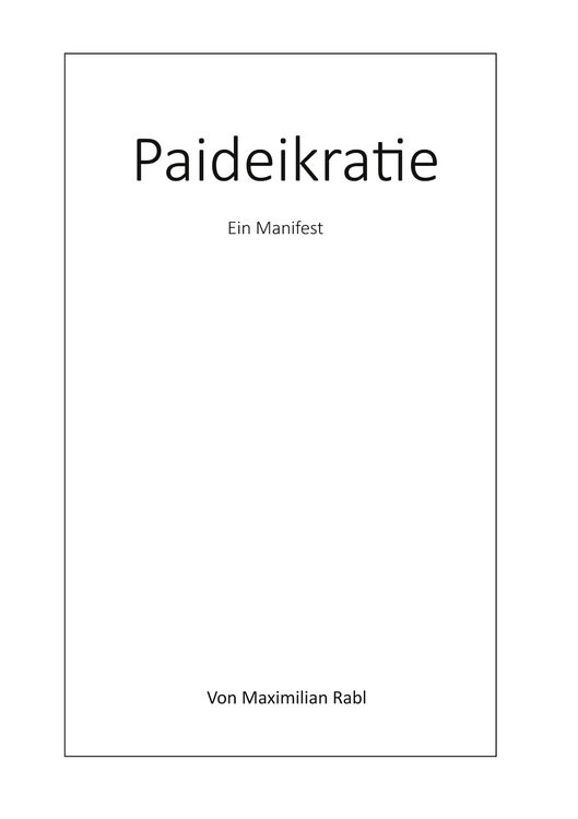 Produktbild: Paideikratie