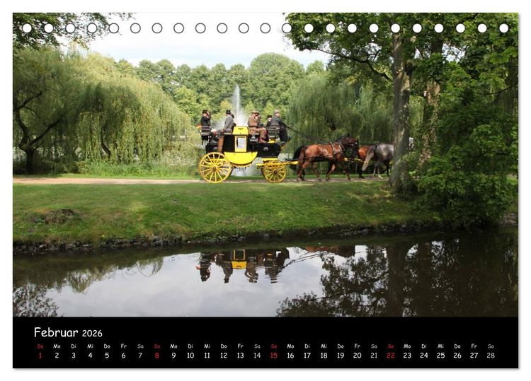 Produktbild: CIAT - Historischer Fahrsport in Celle (Tischkalender 2026 DIN A5 quer), CALVENDO Monatskalender