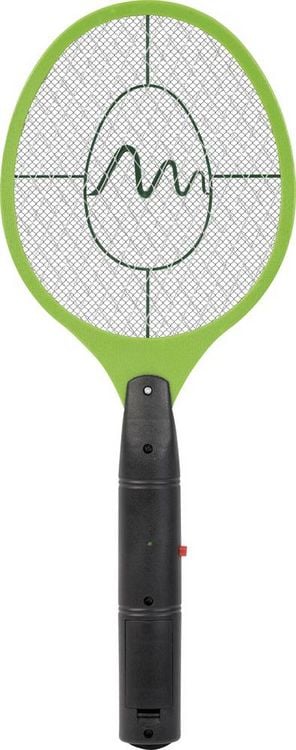 Produktbild: Gardigo Elektrische Fliegenklatsche Bzzz 25154INT Fliegenklatsche Stromgitter (L x B x H) 460 x 180 x 30 mm Schwarz, Gr&uuml;n 1 St.