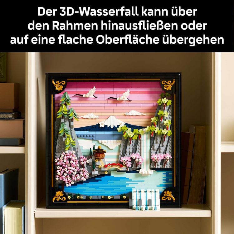 Produktbild: LEGO Art 31218 Japanische Kirschbl&uuml;tenlandschaft, DIY Wanddeko