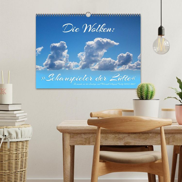 Produktbild: Die Wolken: "Schauspieler der L&uuml;fte" (Wandkalender 2026 DIN A3 quer), CALVENDO Monatskalender