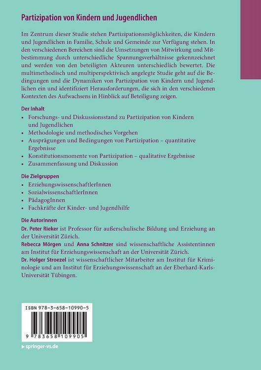 Produktbild: Partizipation von Kindern und Jugendlichen