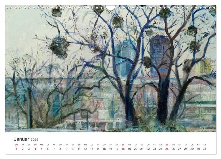 Produktbild: Berlin erlebt und gemalt - Ren&eacute;e K&ouml;nig (Wandkalender 2026 DIN A3 quer), CALVENDO Monatskalender