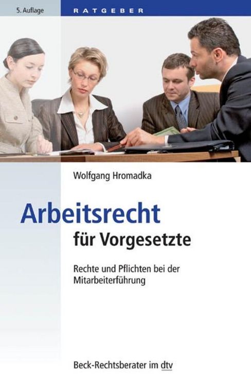 Produktbild: Arbeitsrecht f&uuml;r Vorgesetzte