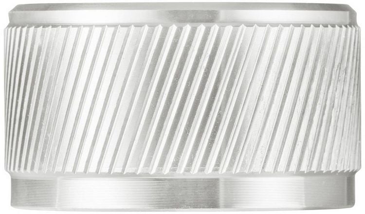 Produktbild: TRU COMPONENTS TC-11613820 Drehknopf mit Knopfmarkierung Silber (&Oslash; x H) 30 mm x 17 mm Aluminium 1 St.