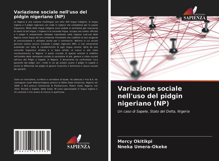 Produktbild: Variazione sociale nell'uso del pidgin nigeriano (NP)