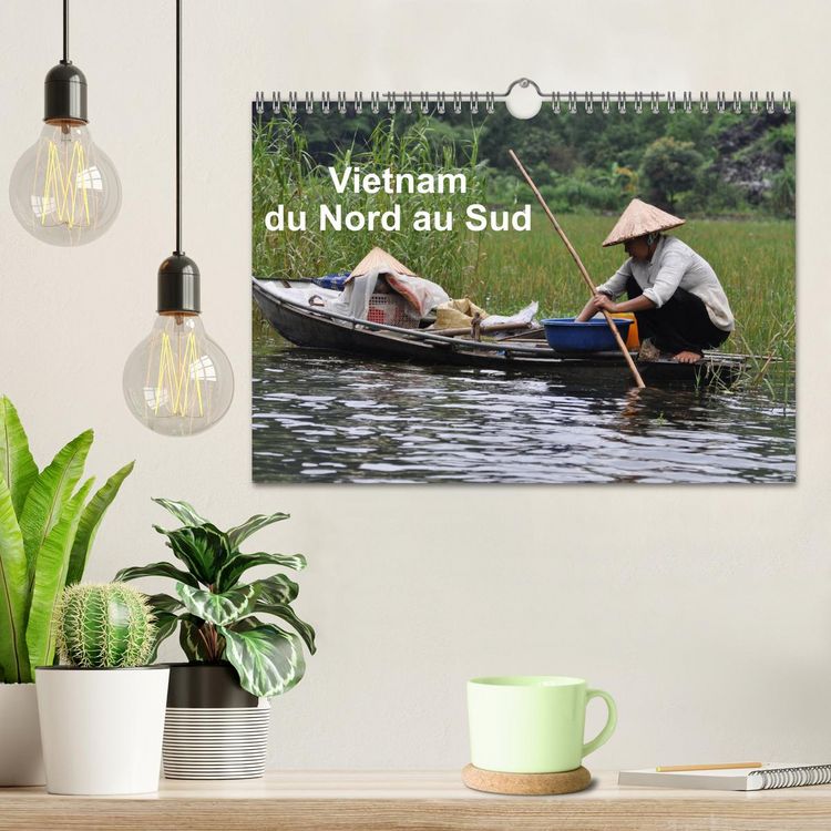 Produktbild: Vietnam du Nord au Sud (Calendrier mural 2026 DIN A4 vertical), CALVENDO calendrier mensuel