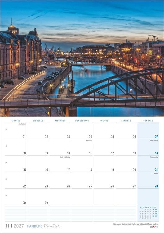 Produktbild: Hamburg &hellip;meine Perle Kalender 2027