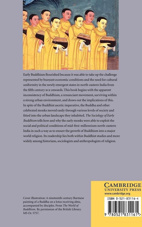 Produktbild: The Sociology of Early Buddhism