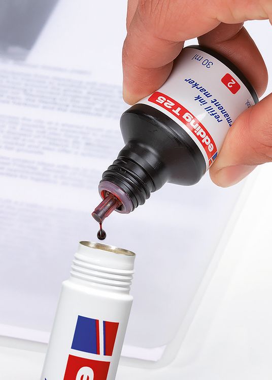 Produktbild: Edding 4-850-1-4002 Permanentmarker Rot wasserfest: Ja