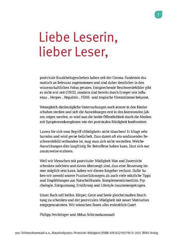Produktbild: Naturheilpraxis: Postvirale M&uuml;digkeit