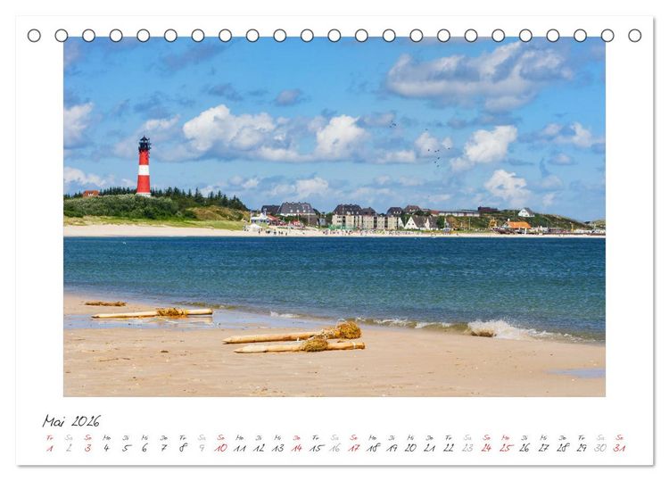 Produktbild: Nordsee - einfach Meer (Tischkalender 2026 DIN A5 quer), CALVENDO Monatskalender