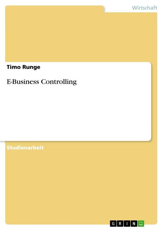 Produktbild: E-Business Controlling