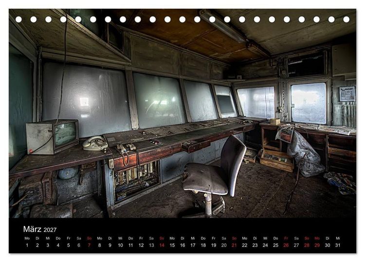 Produktbild: Geheimnisvolle Orte - Lost Places (Tischkalender 2027 DIN A5 quer), CALVENDO Monatskalender