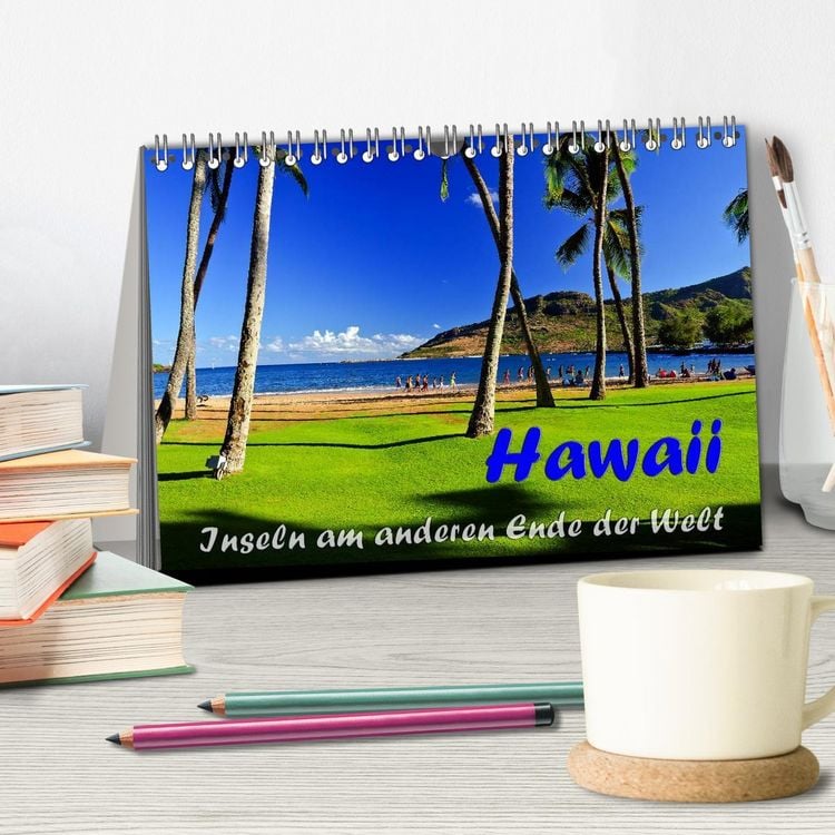 Produktbild: Hawaii - Inseln am anderen Ende der Welt (Tischkalender 2026 DIN A5 quer), CALVENDO Monatskalender