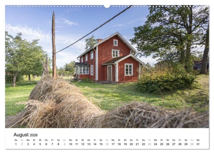 Produktbild: Schweden - Die Highlights von Sm&aring;land bis zur Westk&uuml;ste (Wandkalender 2026 DIN A2 quer), CALVENDO Monatskalender