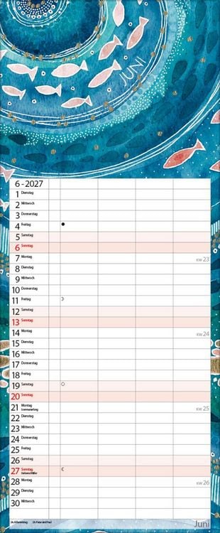 Produktbild: Aquarellplaner 2027