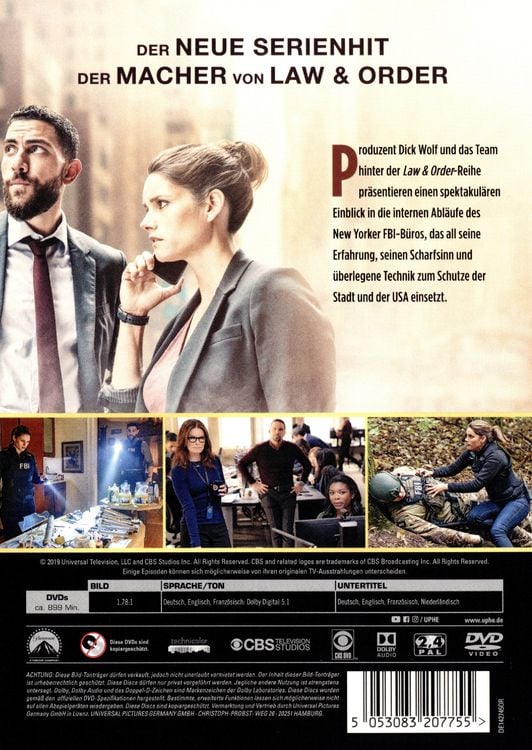 Produktbild: FBI - Staffel 1 [5 DVDs]