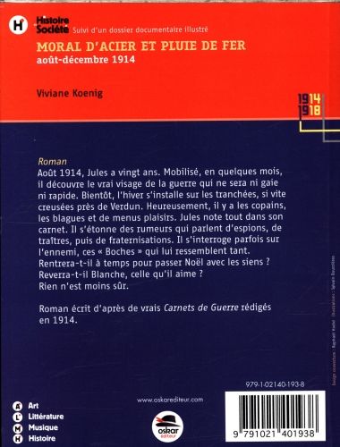 Produktbild: Moral d'acier et pluie de fer : ao&ucirc;t-d&eacute;cembre 1914