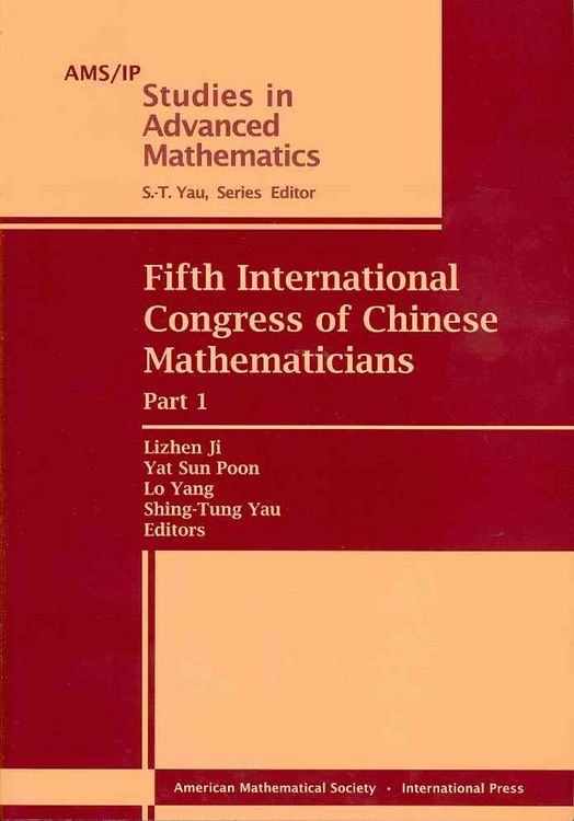 Produktbild: Fifth International Congress of Chinese Mathematicians