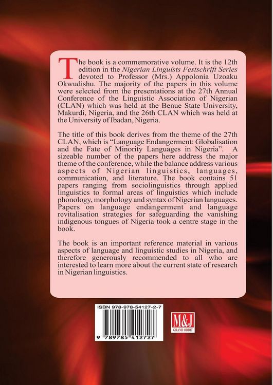Produktbild: Language Endangerment. Globalisation and the Fate of Minority Languages in Nigeria