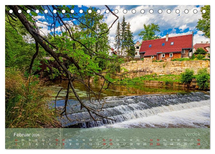 Produktbild: der elbestrom urbanes (Tischkalender 2026 DIN A5 quer), CALVENDO Monatskalender