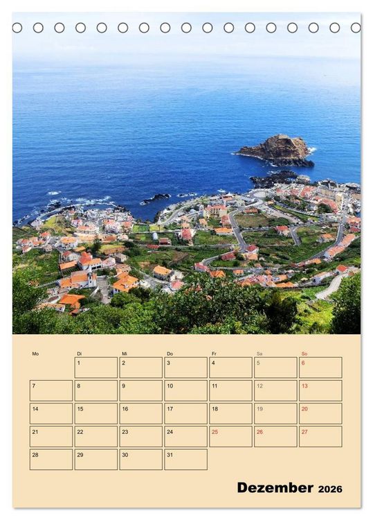 Produktbild: Abenteuer Madeira (Tischkalender 2026 DIN A5 hoch), CALVENDO Monatskalender