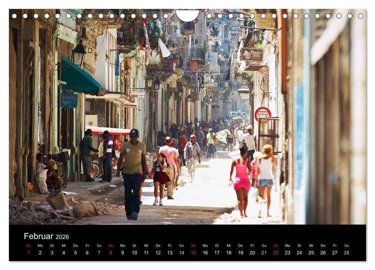 Produktbild: Havanna - Ansichten einer bemerkenswerten Stadt (Wandkalender 2026 DIN A4 quer), CALVENDO Monatskalender