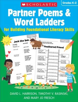 Produktbild: Partner Poems & Word Ladders for Building Foundational Literacy Skills: Grades K-2