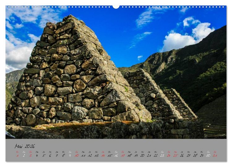 Produktbild: Peru 2026 (Wandkalender 2026 DIN A2 quer), CALVENDO Monatskalender