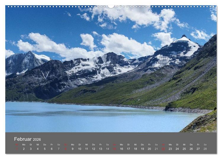 Produktbild: Wallis. Perle der Schweiz (hochwertiger Premium Wandkalender 2026 DIN A2 quer), Kunstdruck in Hochglanz