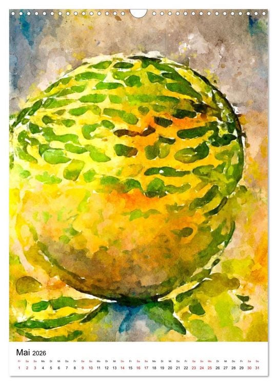 Produktbild: Bitte Vegetarisch! - Beliebtes Obst und Gem&uuml;se in Aquarell (Wandkalender 2026 DIN A3 hoch), CALVENDO Monatskalender