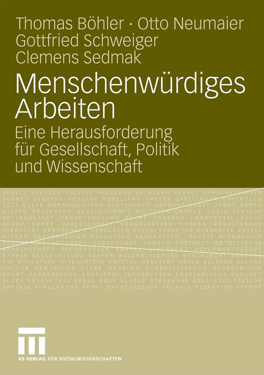 Produktbild: Menschenw&uuml;rdiges Arbeiten