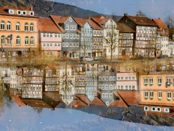Produktbild: CALVENDO Puzzle Der Steinweg an der Werra in Hann. M&uuml;nden | 1000 Teile Lege-Gr&ouml;&szlig;e 64x48cm Foto-Puzzle f&uuml;r gl&uuml;ckliche Stunden