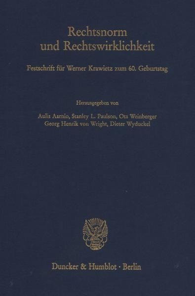 Produktbild: Rechtsnorm und Rechtswirklichkeit.