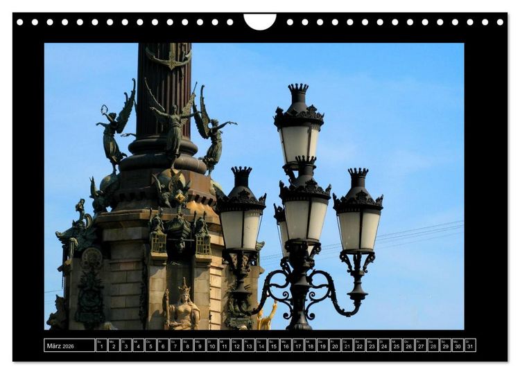Produktbild: Stra&szlig;enlaternen in Europa (Wandkalender 2026 DIN A4 quer), CALVENDO Monatskalender