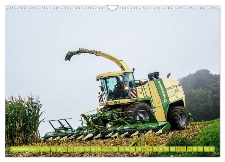Produktbild: Landwirtschaft - Maisernte (Wandkalender 2026 DIN A3 quer), CALVENDO Monatskalender
