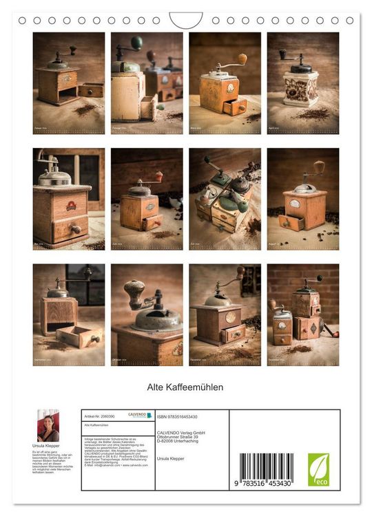 Produktbild: Alte Kaffeem&uuml;hlen (Wandkalender 2026 DIN A4 hoch), CALVENDO Monatskalender